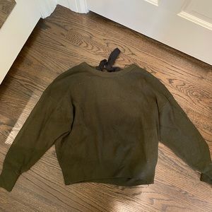 Zara green sweater